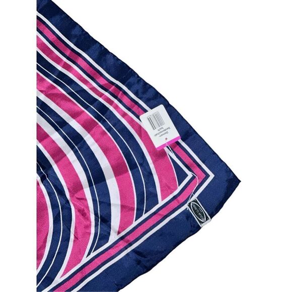 NEW WITH TAGS CECILIA CLASSICS Twill Paisley,red and blue Scarf Large Scarf pais - Picture 4 of 7